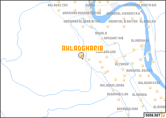 map of Awlād Gharīb