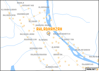 map of Awlād Ḩamzah