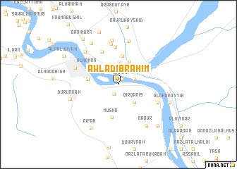 map of Awlād Ibrāhīm