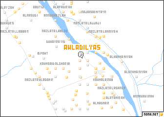 map of Awlād Ilyās