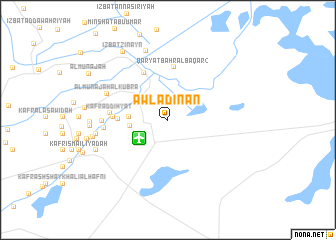 map of Awlād ‘Inān