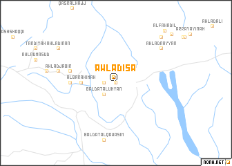 map of Awlād ‘Īsá