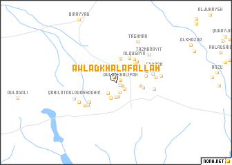 map of Awlād Khalaf Allāh