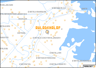 map of Awlād Khalaf