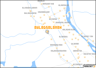 map of Awlād Salāmah