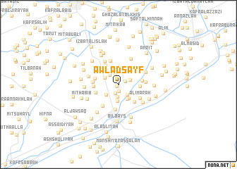 map of Awlād Sayf