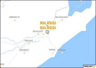 map of Awla Sidi