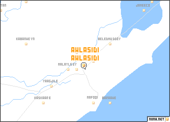 map of Awla Sidi