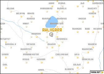 map of Āwliʼi Gara