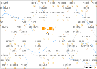 map of Awlime