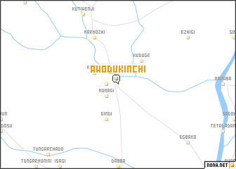 map of Awodu Kinchi