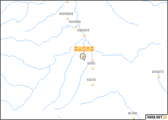 map of Awoma