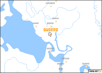map of Aworro