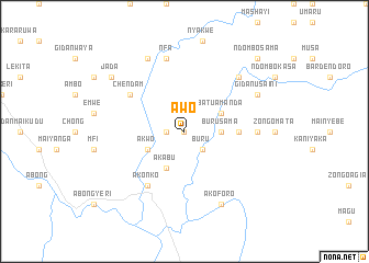 map of Awo