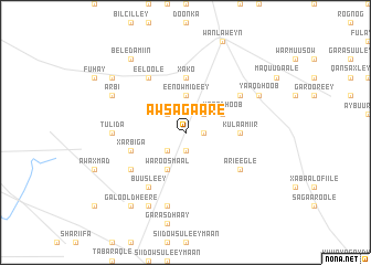 map of Aw Sagaare