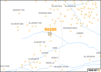 map of ‘Awsam