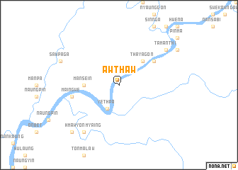 map of Awthaw