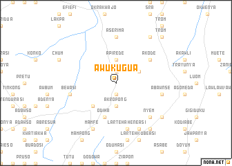 map of Awukugua