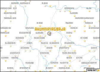 map of Awumniri Agbaja