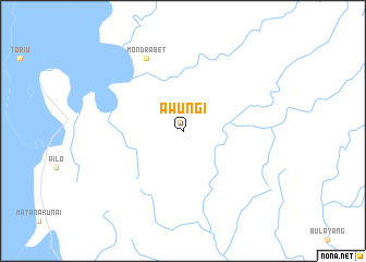 map of Awungi