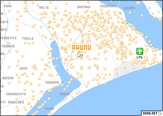 map of Awunu