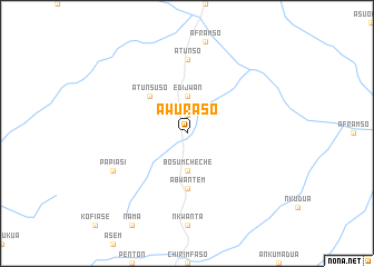 map of Awuraso