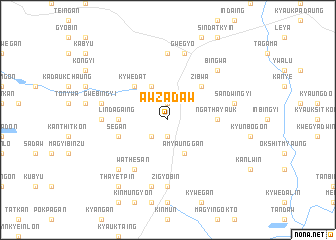 map of Awzadaw