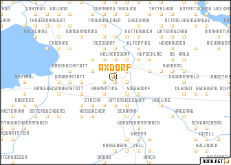 map of Axdorf