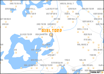 map of Axeltorp