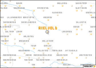 map of Axelvold