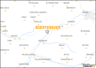 map of Axente Sever