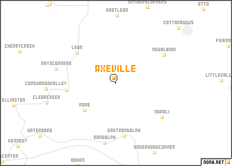 map of Axeville