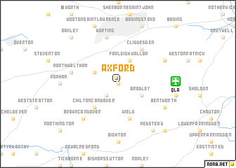 map of Axford
