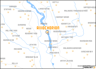 map of Axiochórion