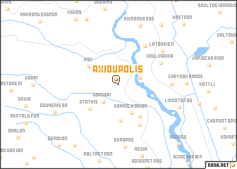 map of Axioúpolis