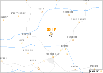 map of Axle