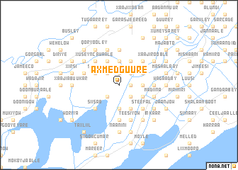 map of Axmed Guure