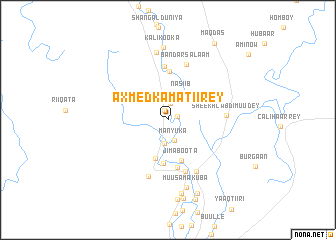 map of Axmed Kamatiirey