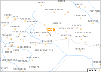 map of Axós