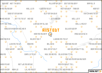 map of Axstedt