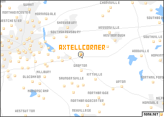 map of Axtell Corner