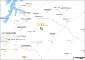 map of Axtell