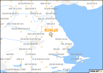 map of Axwijk
