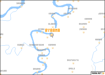 map of Aya Ama