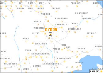 map of Ayaas