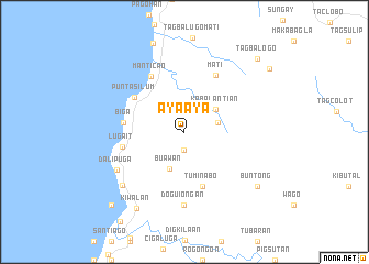 map of Aya-aya