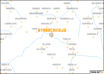 map of Ayabaca Viejo