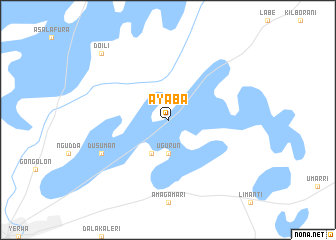 map of Ayaba