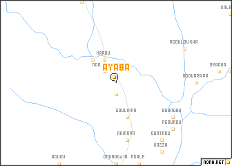 map of Ayaba