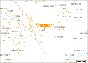 map of Ayacerca